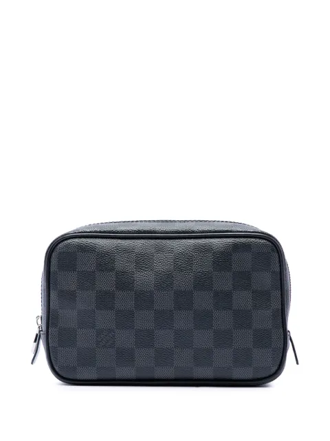 Louis Vuitton Pre-Owned 2018 Damier Graphite Toilette Pouch PM clutch bag