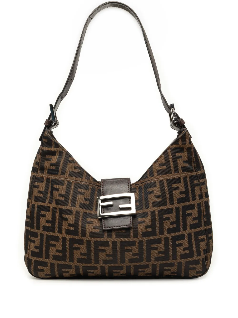 Fendi Pre-Owned 2009 Zucca Canvas shoulder bag - Marrone