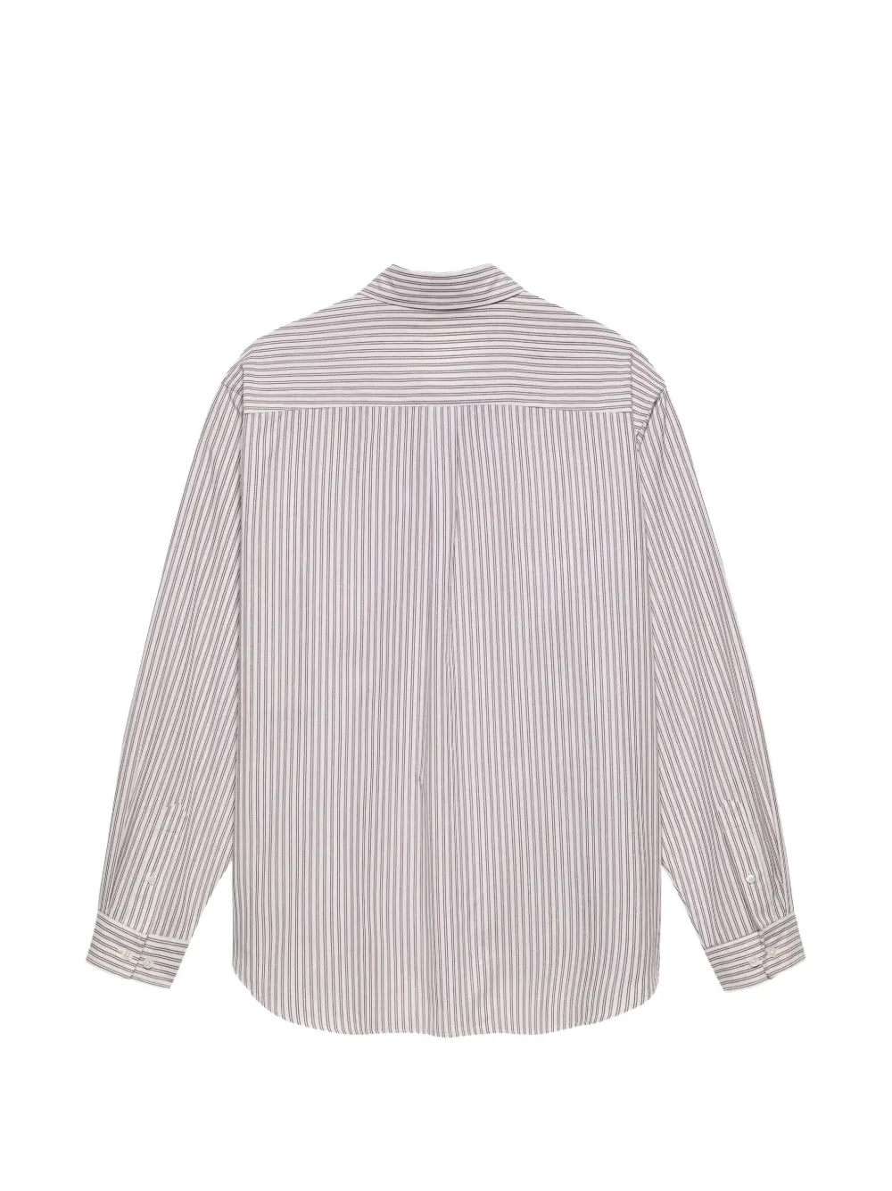 NEW AMSTERDAM Beach gestreept shirt met lange mouwen Wit