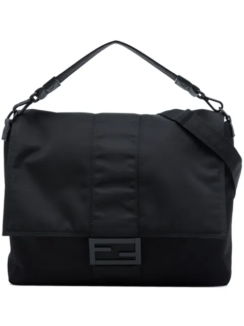 Fendi Pre-Owned 2010-2026 Nylon Baguette Messenger Bag satchel