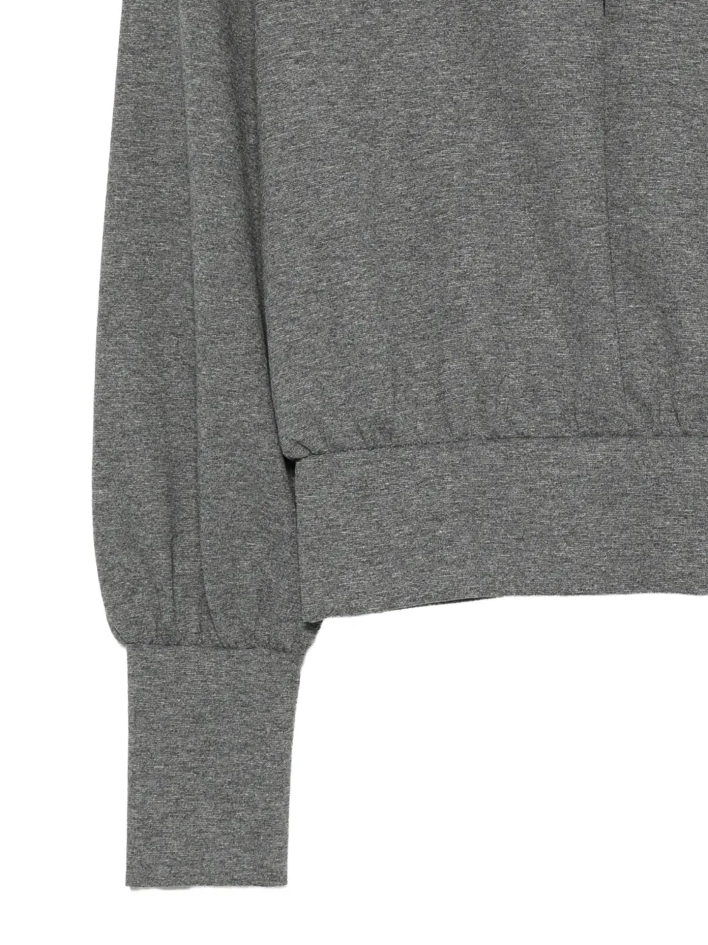 Patrizia Pepe Sweater met col en uitgesneden details Grijs