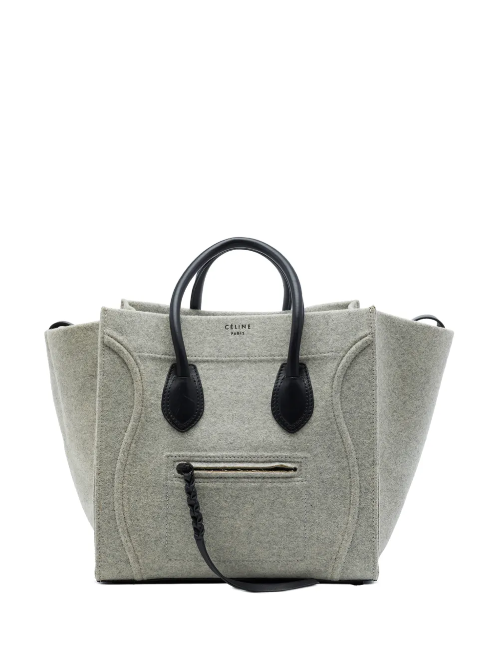 Celine Pre-Owned 2013 Medium Felt Phantom Luggage tote bag - Grigio