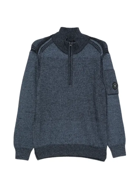 C.P. Company quarter-zip Lens-detail sweater