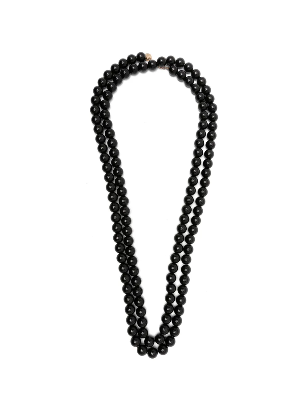 alessandro enriquez beaded double-strand necklace - Nero