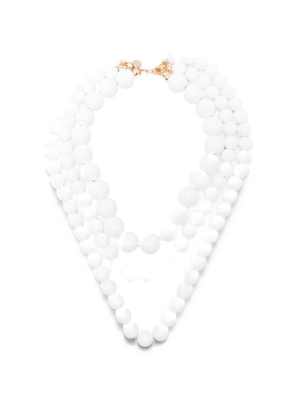 alessandro enriquez beaded multi-strand necklace - Bianco