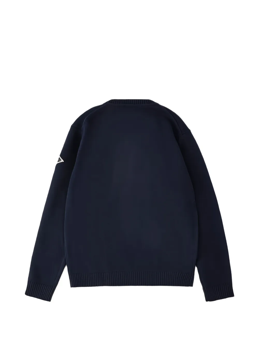 Roy Rogers Kids logo-embroidered crew-neck sweater Blauw