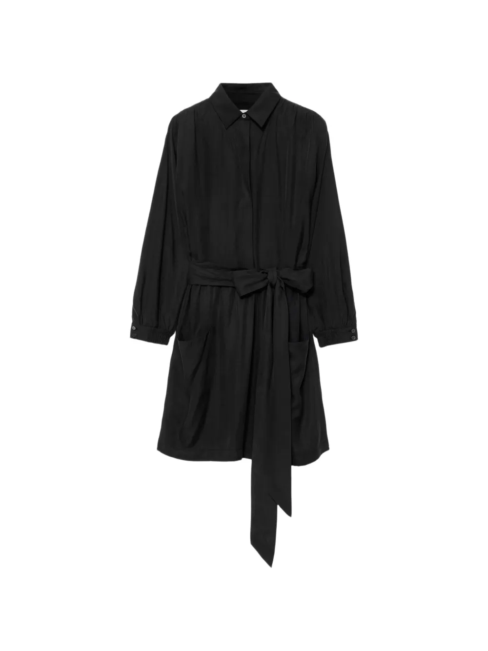AllSaints Noora shirt mini dress - Nero