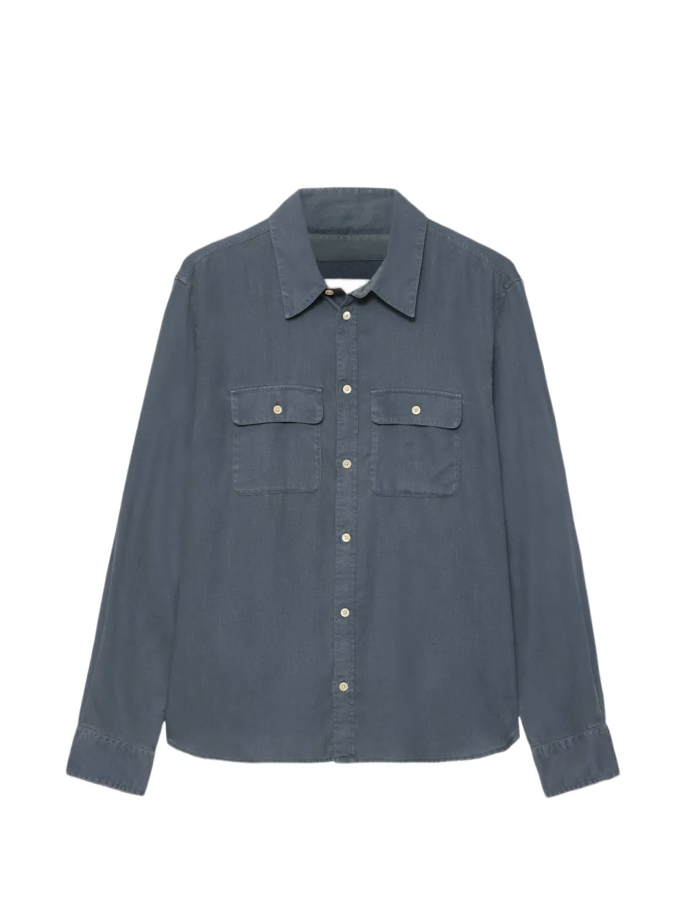 AllSaints Bond pocket-detail shirt - Blu