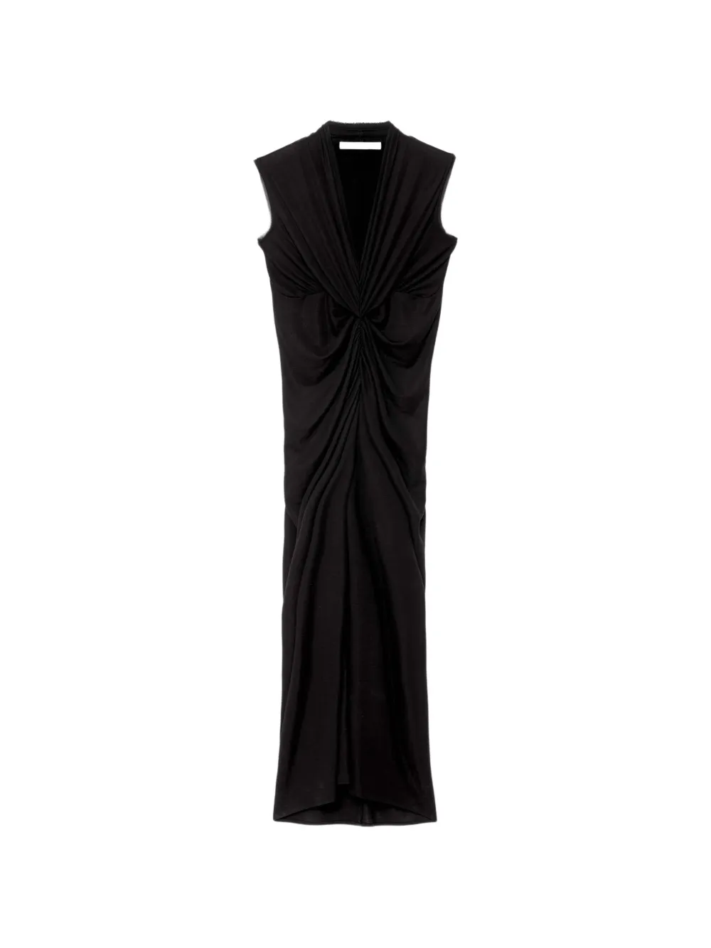 AllSaints ruched jersey maxi dress - Nero