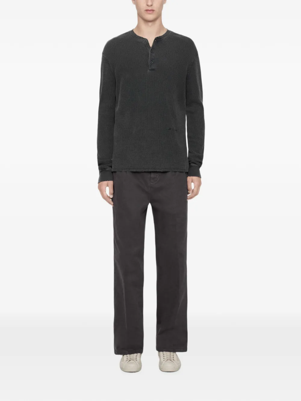 AllSaints Haydon slim-fit broek Grijs
