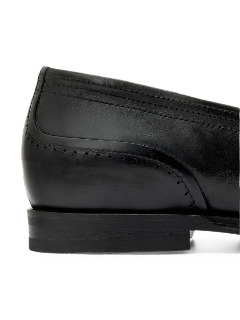 AllSaints Jules leather loafers Zwart