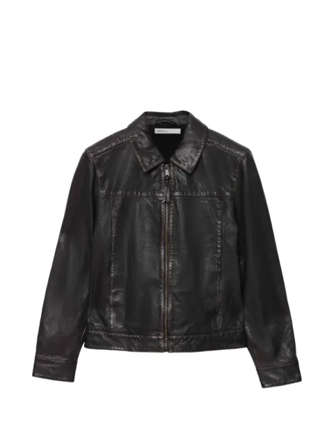 AllSaints Oakland aged-effect jacket