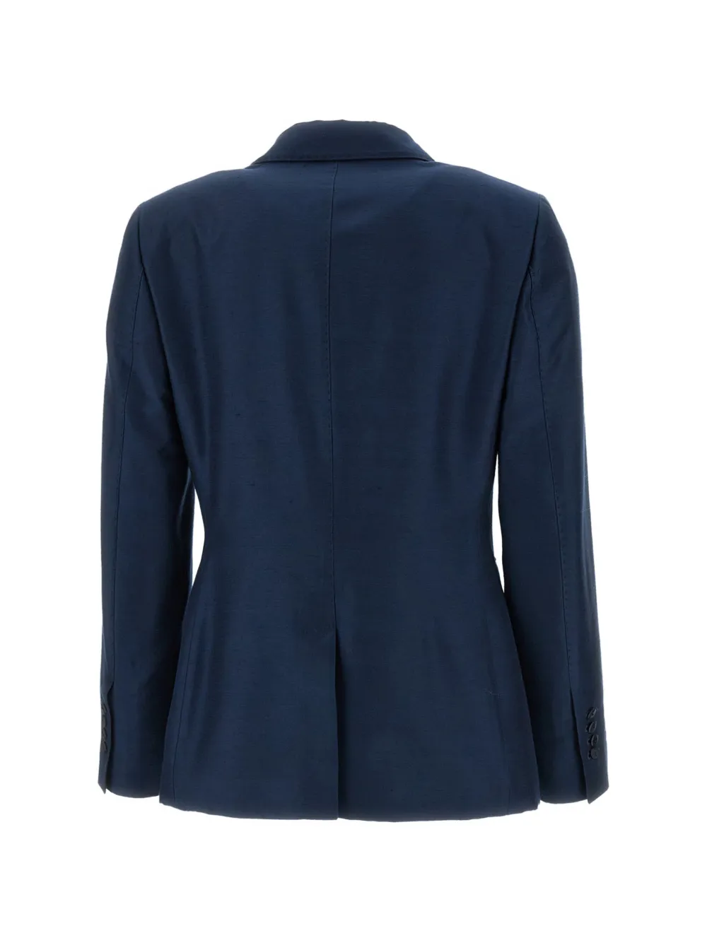 Alberto Biani Blazer met dubbele rij knopen en puntige revers Blauw