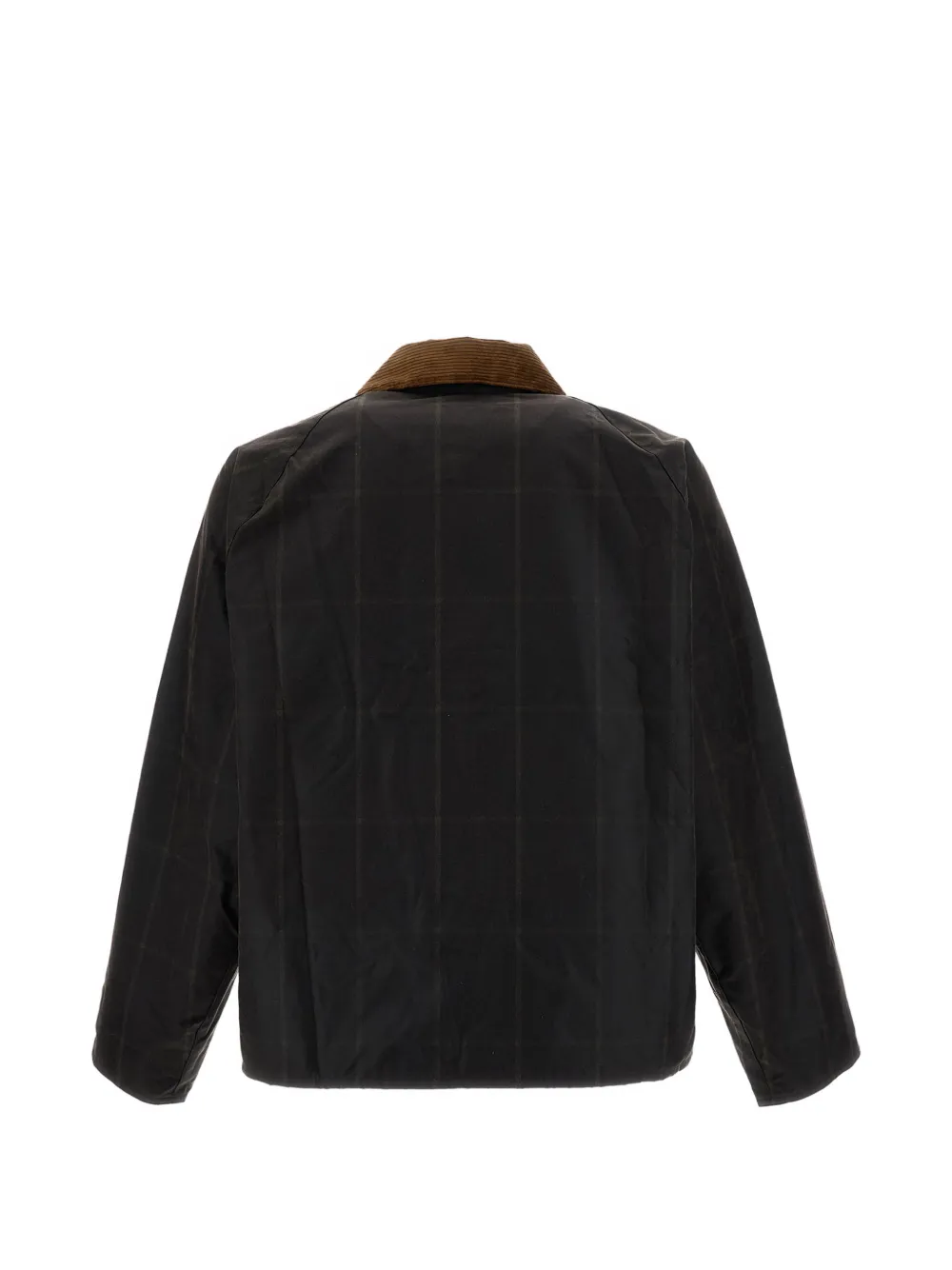 Barbour Paul Smith Loves geruit jack van gewaxt katoen Zwart