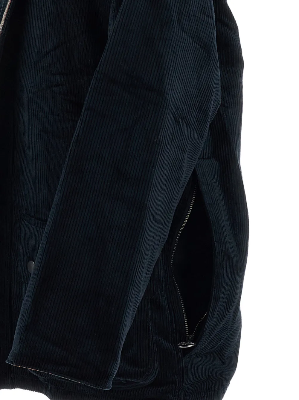 Barbour x Paul Smith Beaufort ribfluwelen jack Blauw