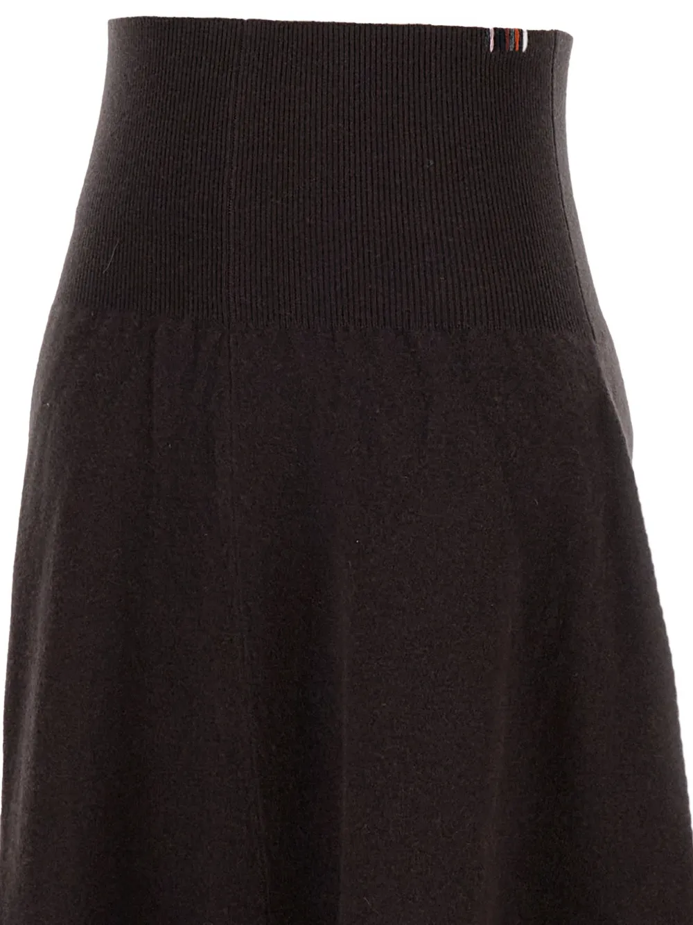 extreme cashmere pleated knitted midi skirt Bruin