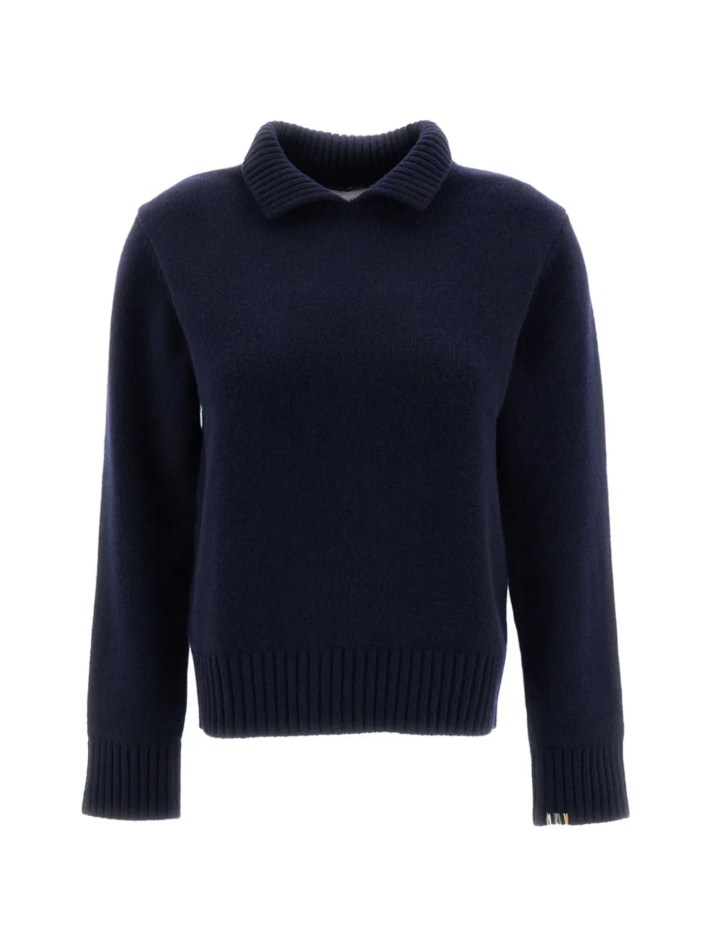Extreme cashmere Jo collared cashmere sweater Blauw