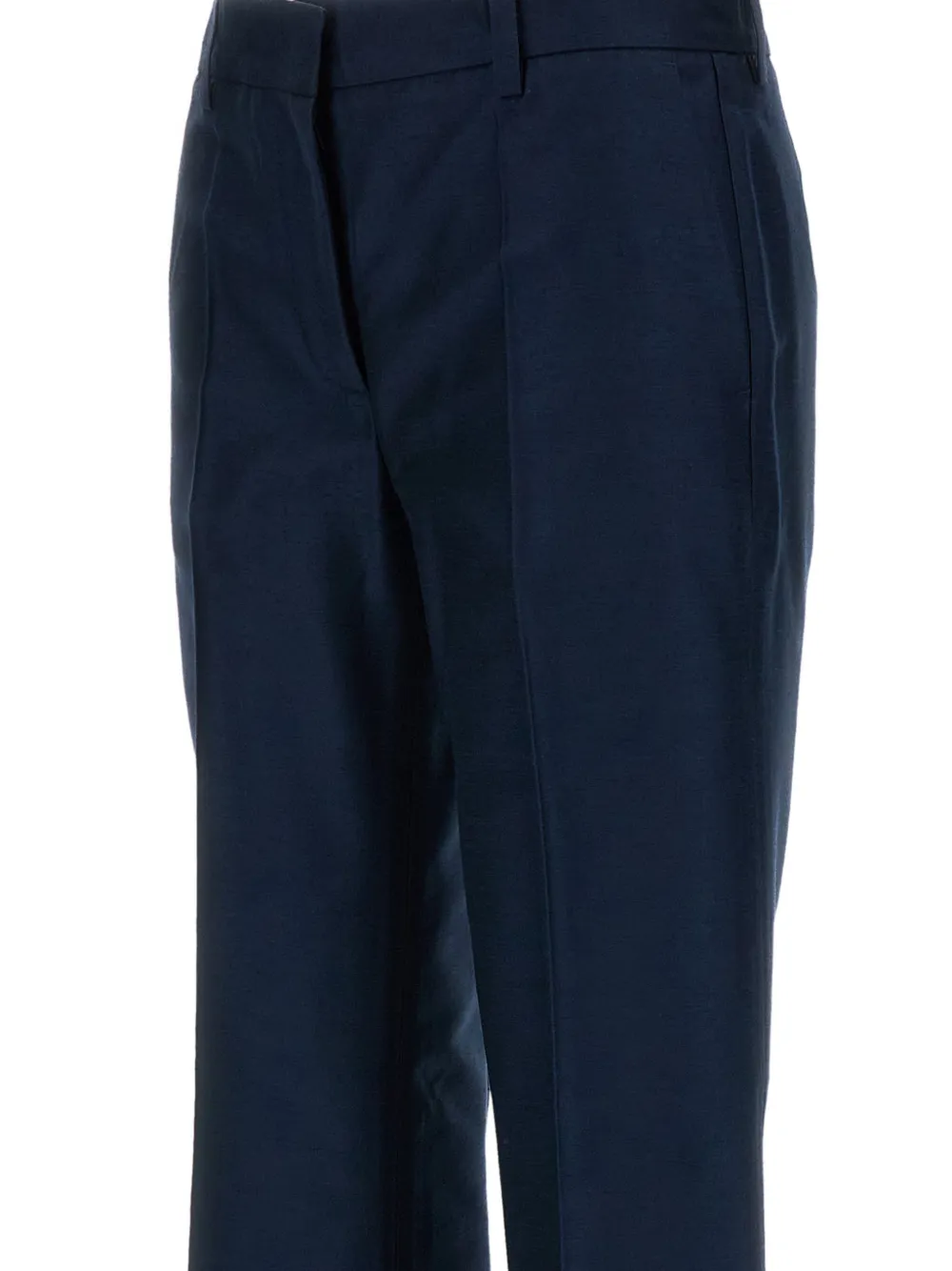 Alberto Biani Broek met wijde pijpen Blauw
