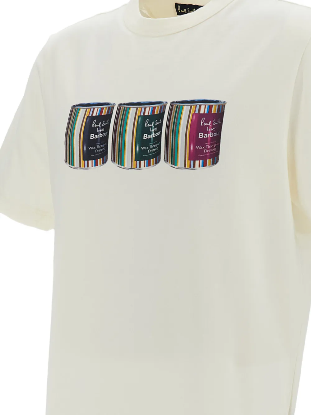 Barbour x Paul Smith T-shirt met print Beige