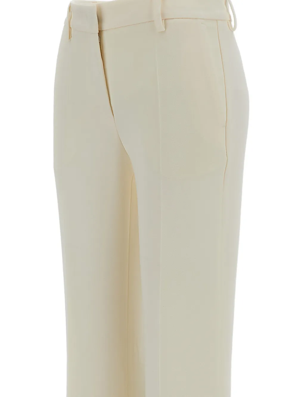 Alberto Biani Broek met wijde pijpen Beige