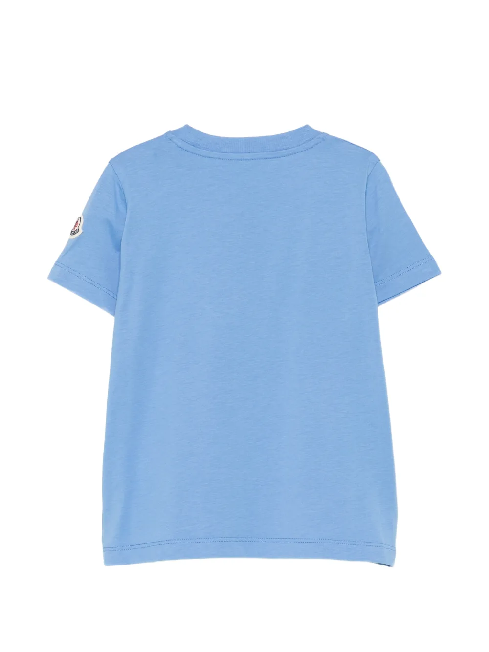 Moncler Enfant T-shirt met grafische print Blauw