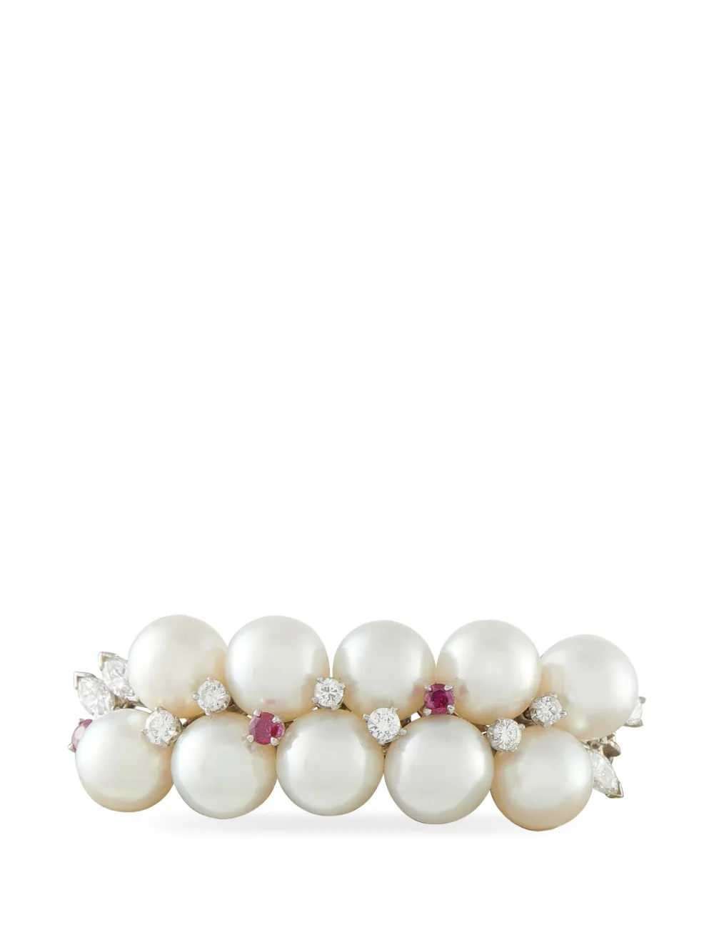 LB Exclusive multi-stone pearl brooch - Argento