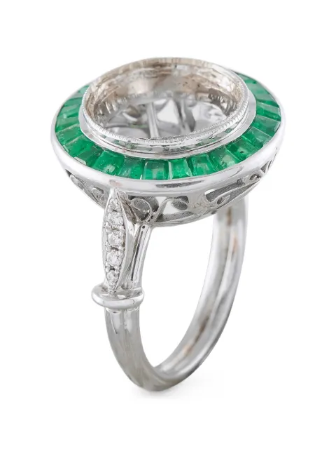 LB Exclusive anillo con diamante y esmeralda