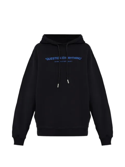 Off-White slogan-print hoodie