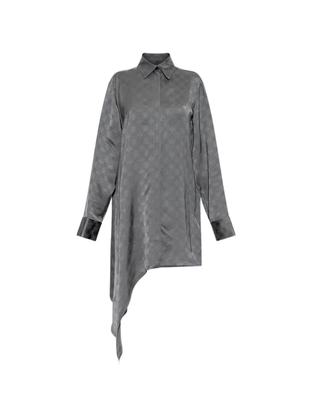 Off-White monogram asymmetric dress - Grigio