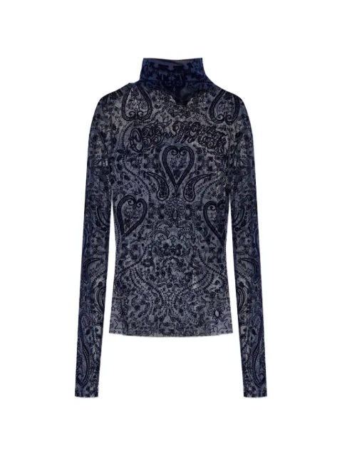 Off-White paisley-pattern top