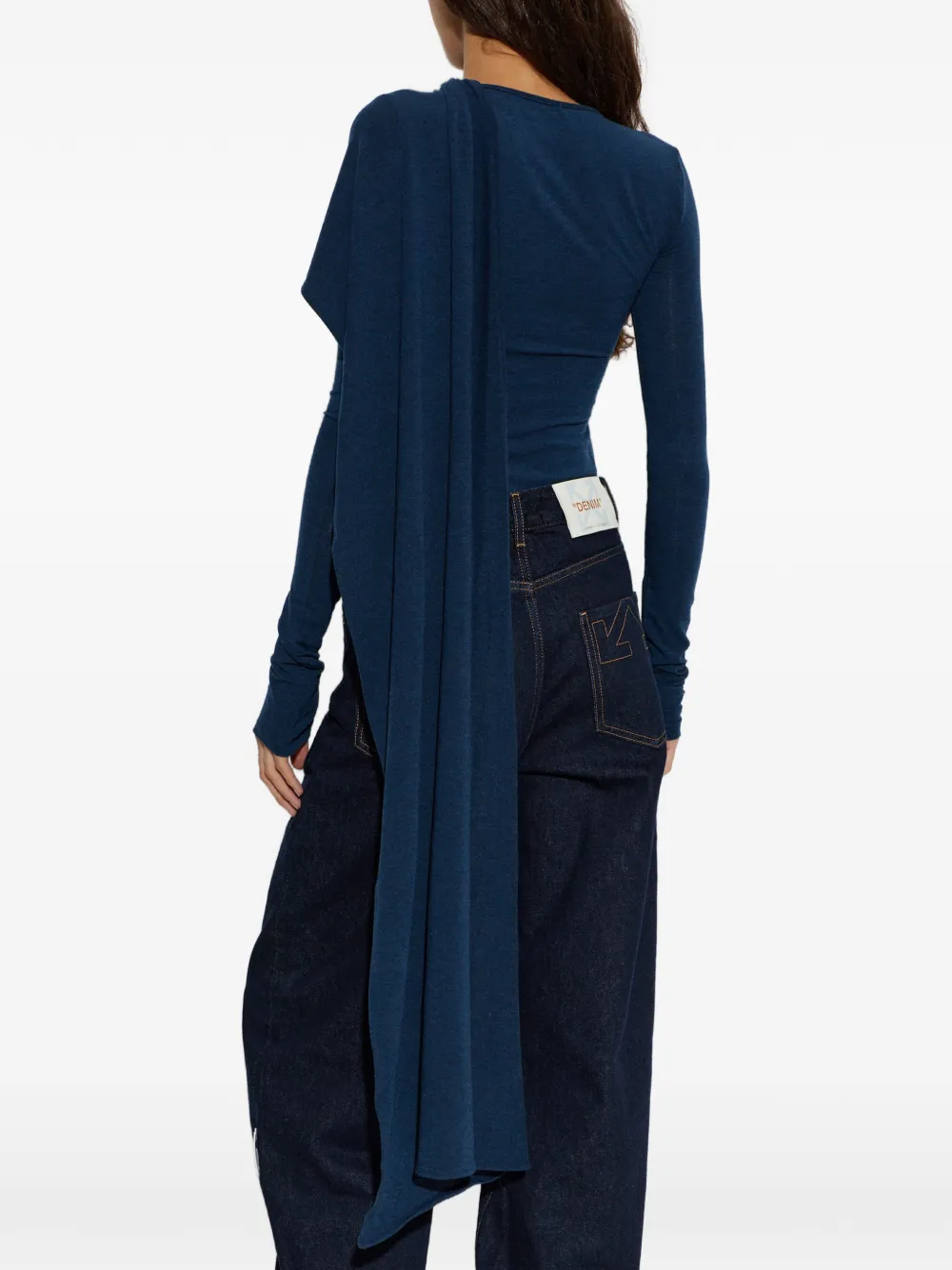 Off-White Asymmetrische body Blauw