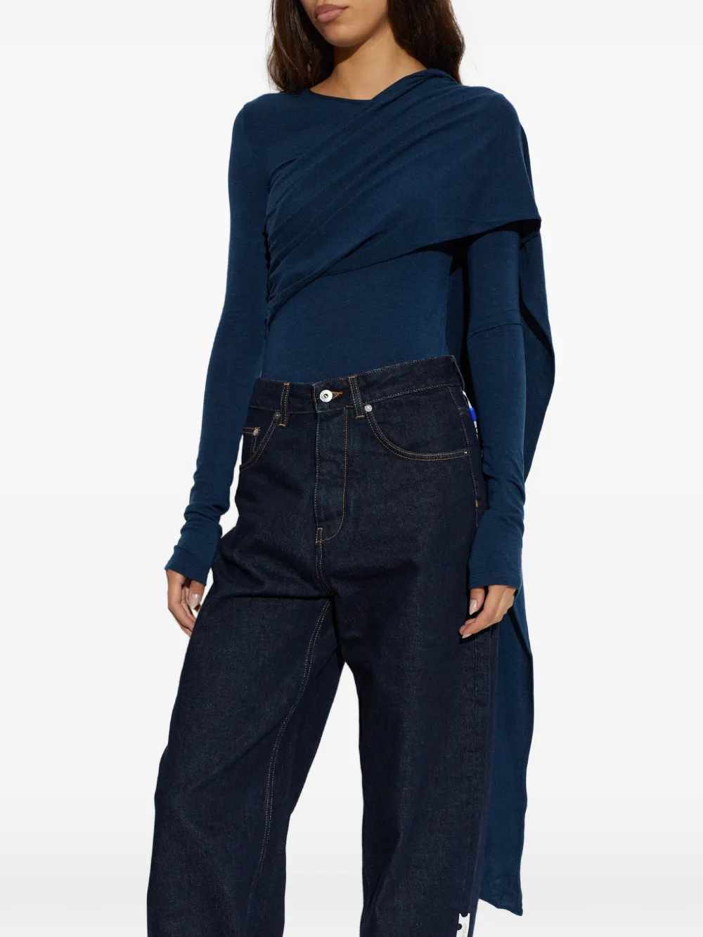 Off-White Asymmetrische body Blauw