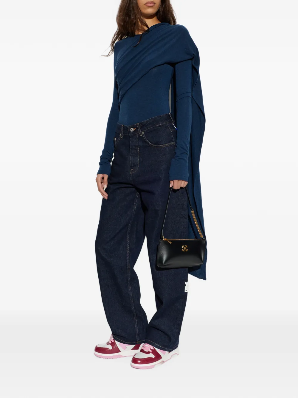 Off-White Asymmetrische body Blauw