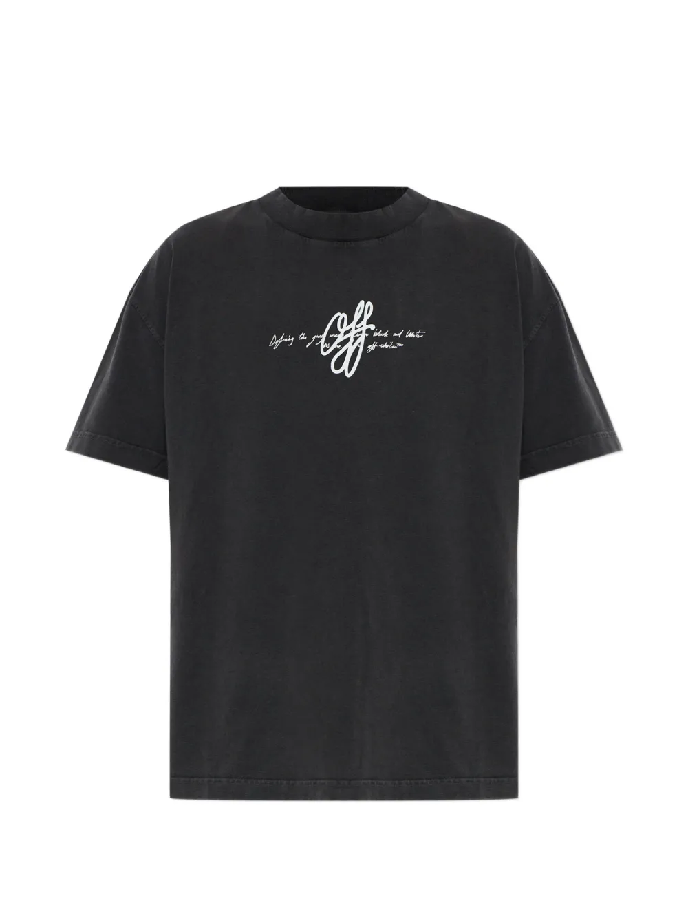 Off-White logo-print T-shirt - Nero