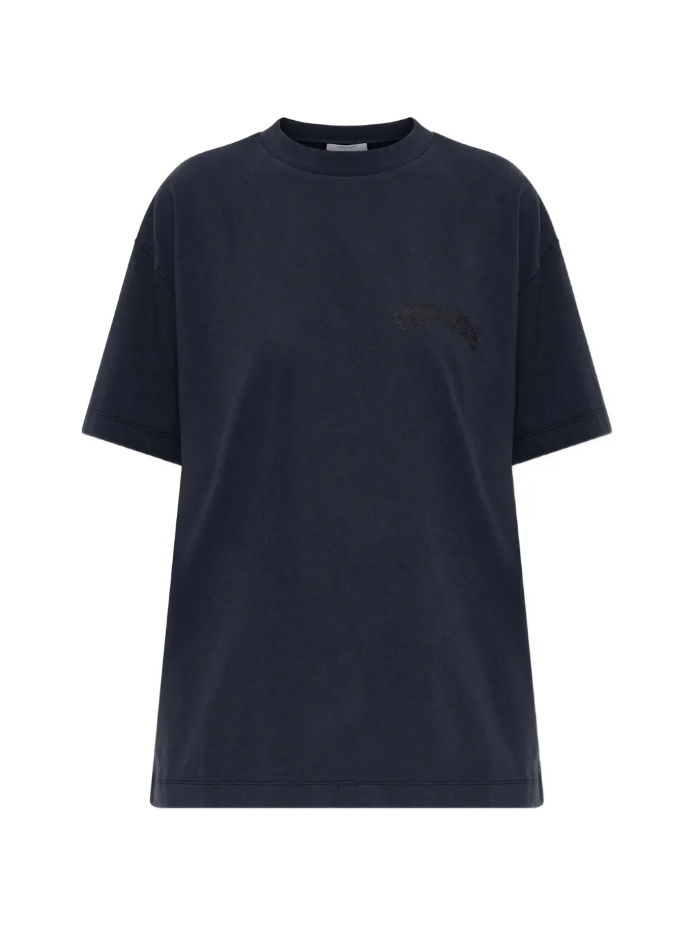 Off-White logo-print T-shirt - Blu