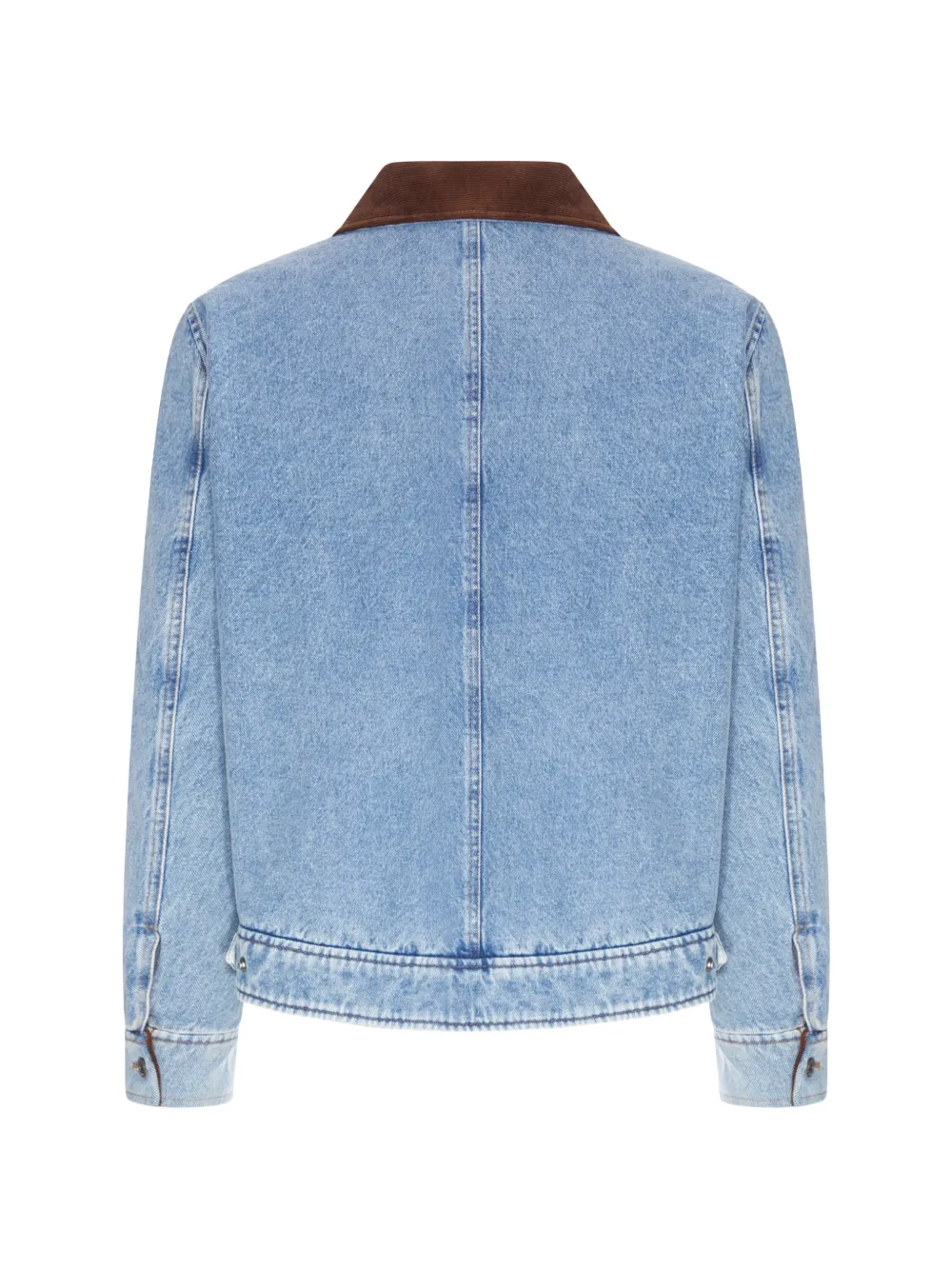 AMI Paris Ami de Coeur denim jacket Blauw