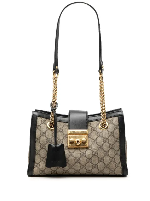 Gucci Pre-Owned 2000-2015 Small GG Supreme Padlock tote bag