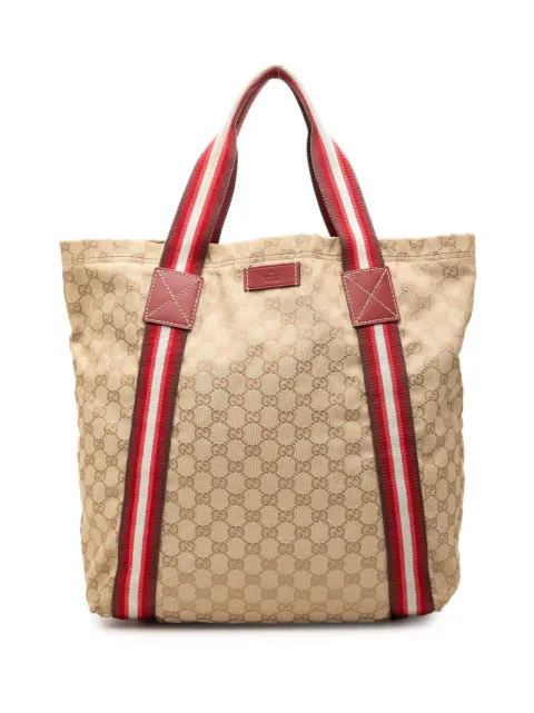 Gucci Pre-Owned 2000-2015 GG Canvas Web tote bag