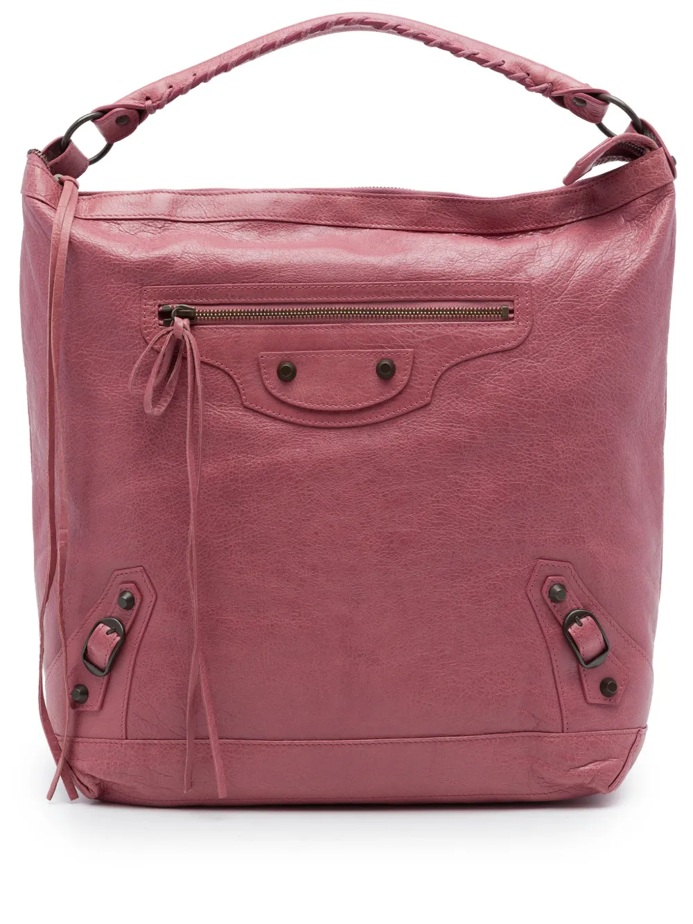 Balenciaga Pre-Owned 2005 Lambskin Motocross Classic Day hobo bag - Rosa