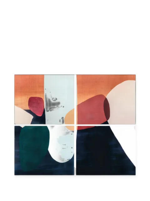L'OCA NERA abstract-print wall art set (set of four)