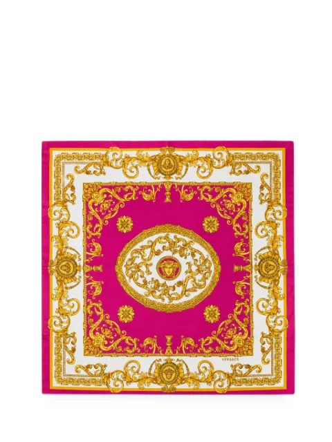 Versace Barocco silk scarf