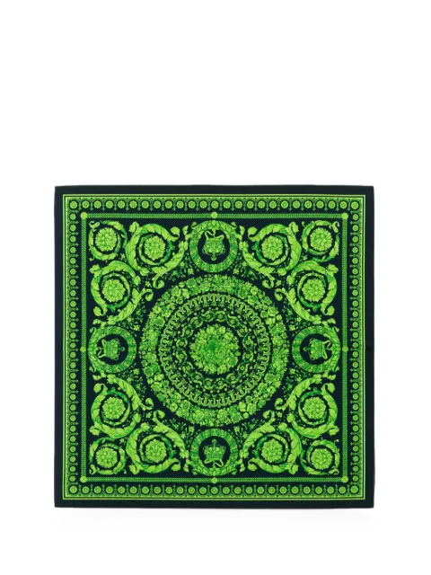 Versace Barocco-print silk scarf