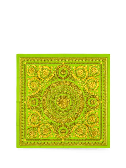 Versace Barocco-print silk scarf