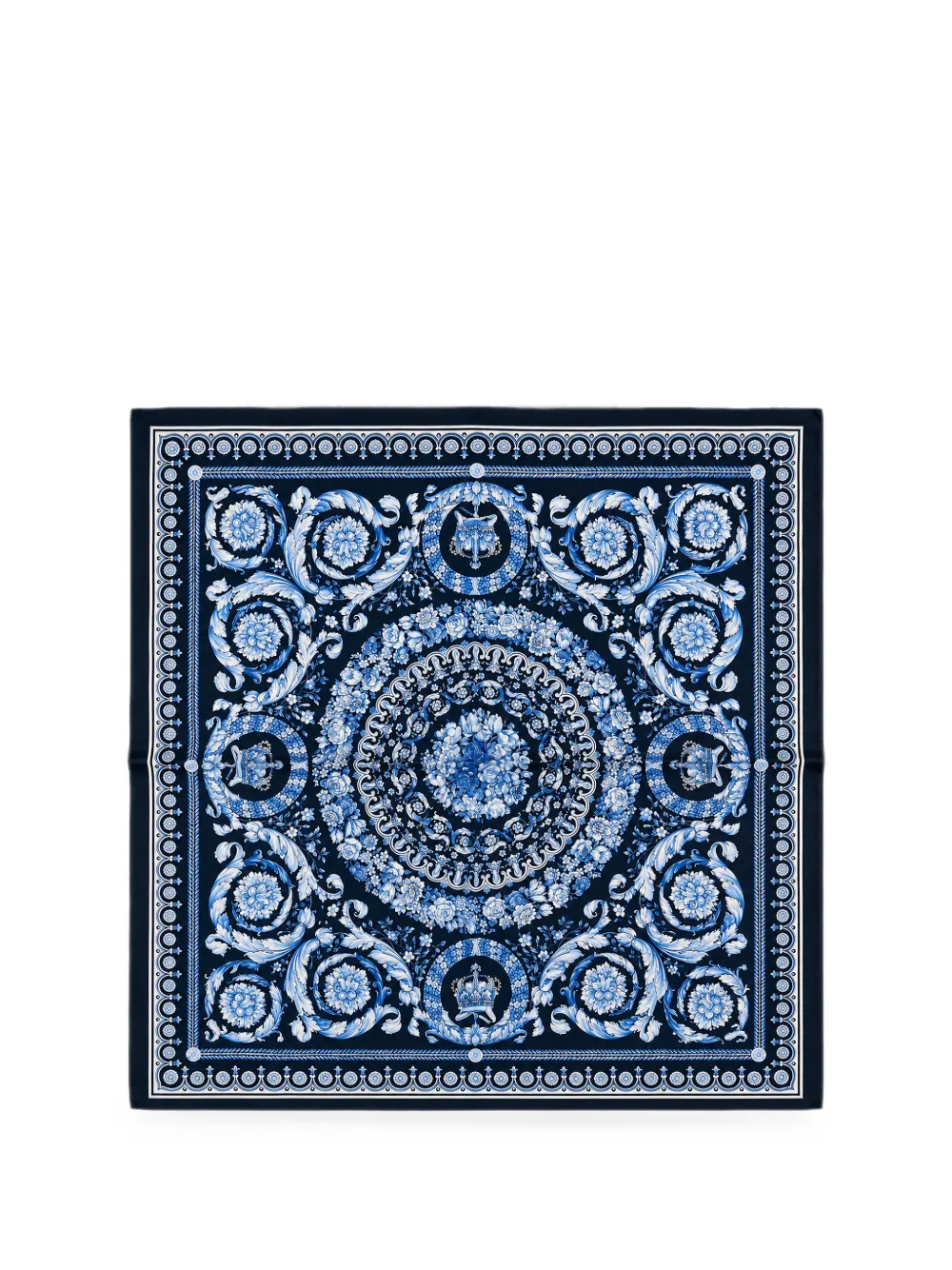 Versace Barocco-print silk scarf · One Size