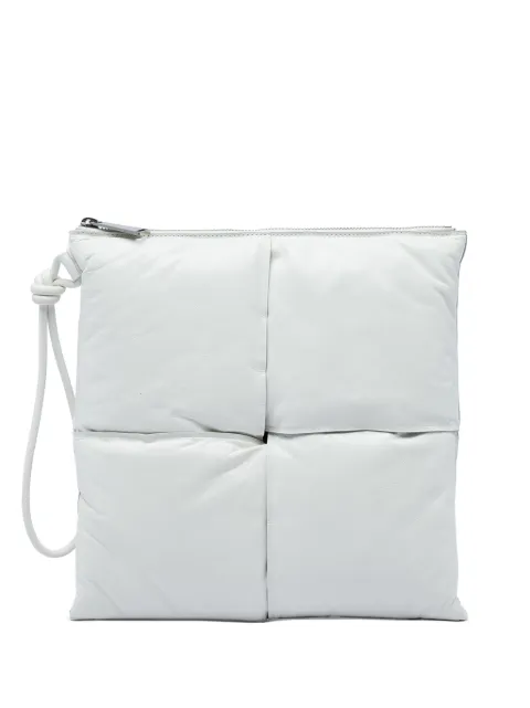 Bottega Veneta Pre-Owned 2012-2026 Nappa Maxi Intrecciato Padded Square Wristlet Pouch clutch bag