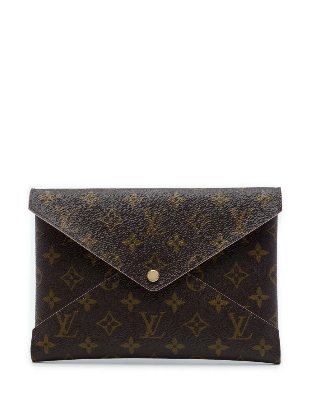 Louis Vuitton Pre-Owned 2019 Monogram Pochette Kirigami GM clutch bag - Brown