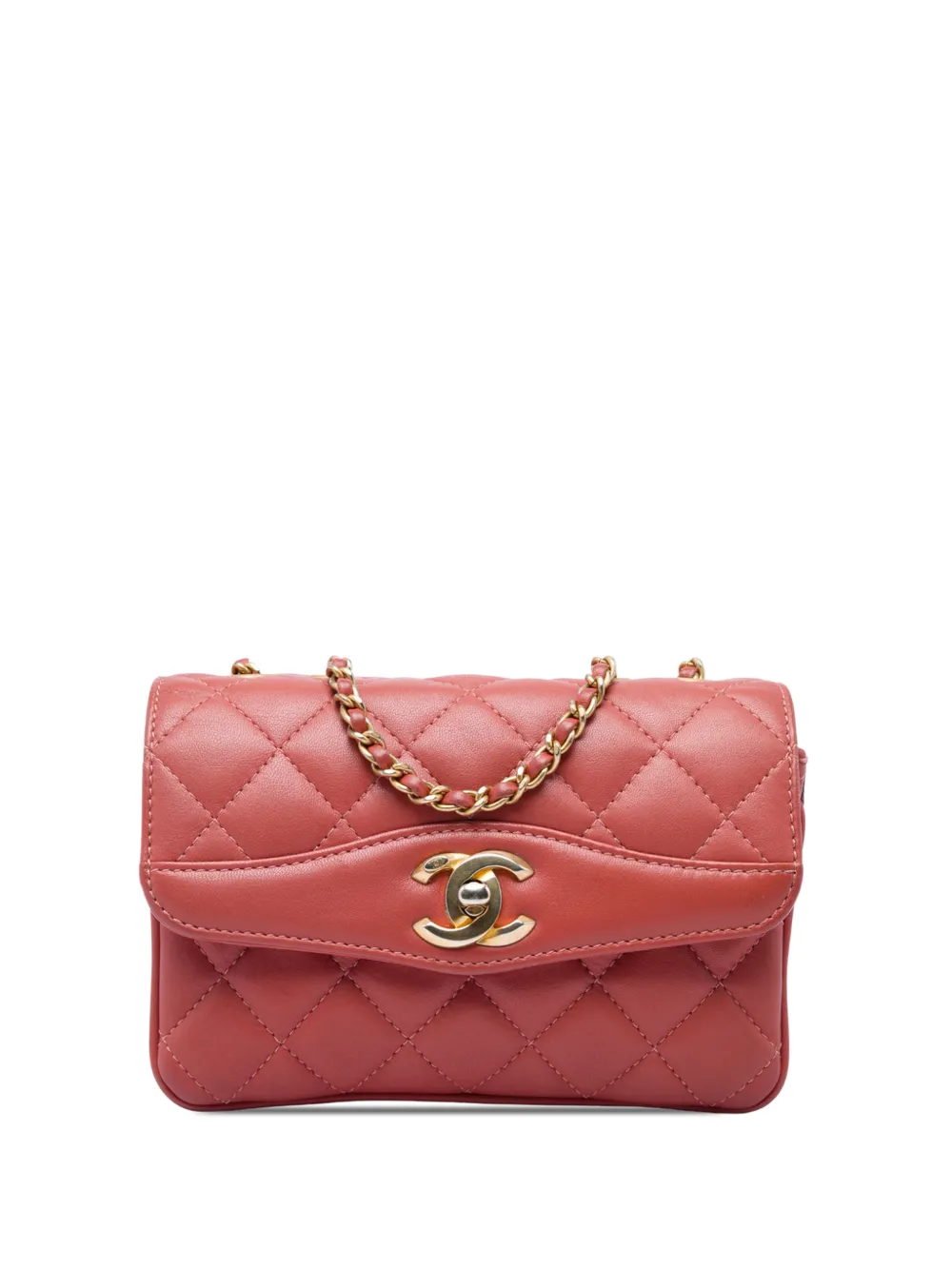 CHANEL Pre-Owned 2018 Small Quilted Lambskin Daily Companion Flap shoulder bag - Rosa