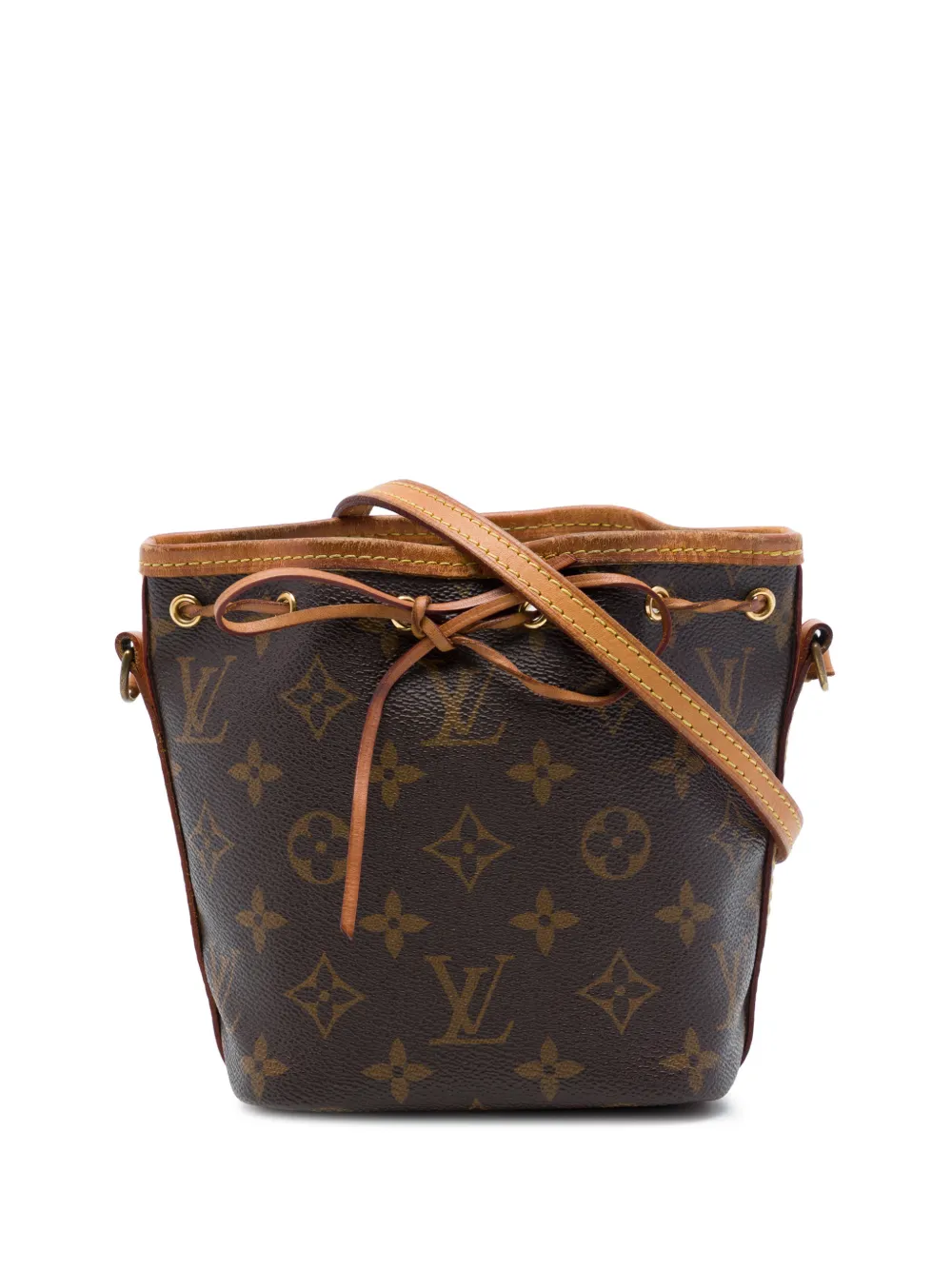 Louis Vuitton Pre-Owned 2018 Monogram Nano Noe bucket bag - Marrone