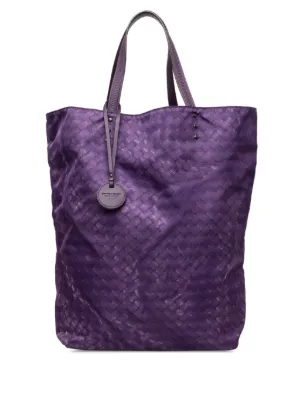 Bottega Veneta Pre-Owned 2012-2025 Nylon Intrecciolusion Vertical