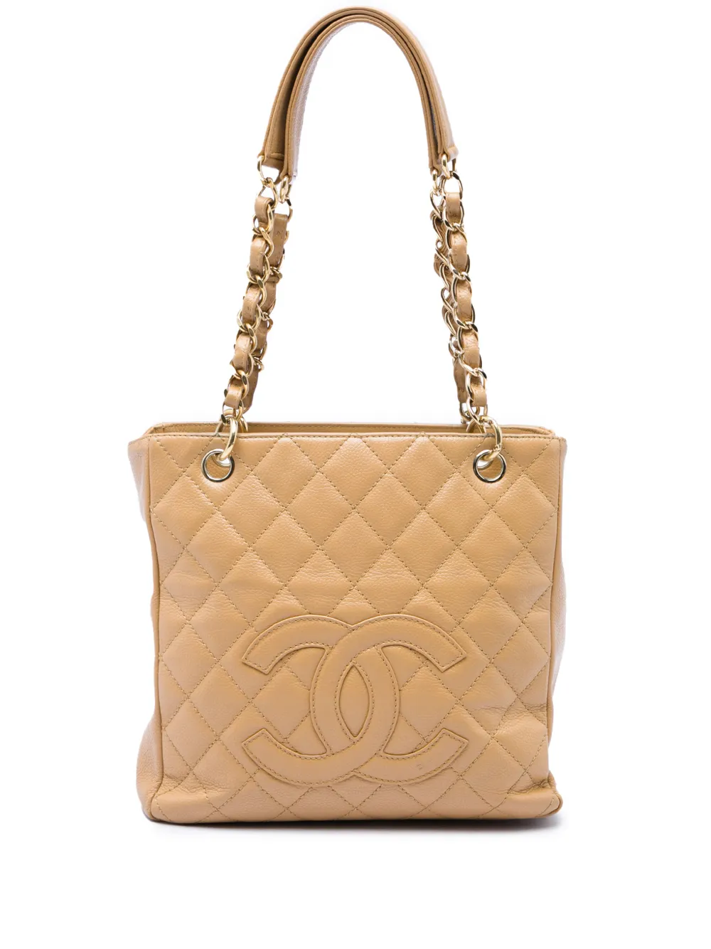 CHANEL Pre-Owned 2005-2006 Caviar Petite Shopping tote bag - Brown
